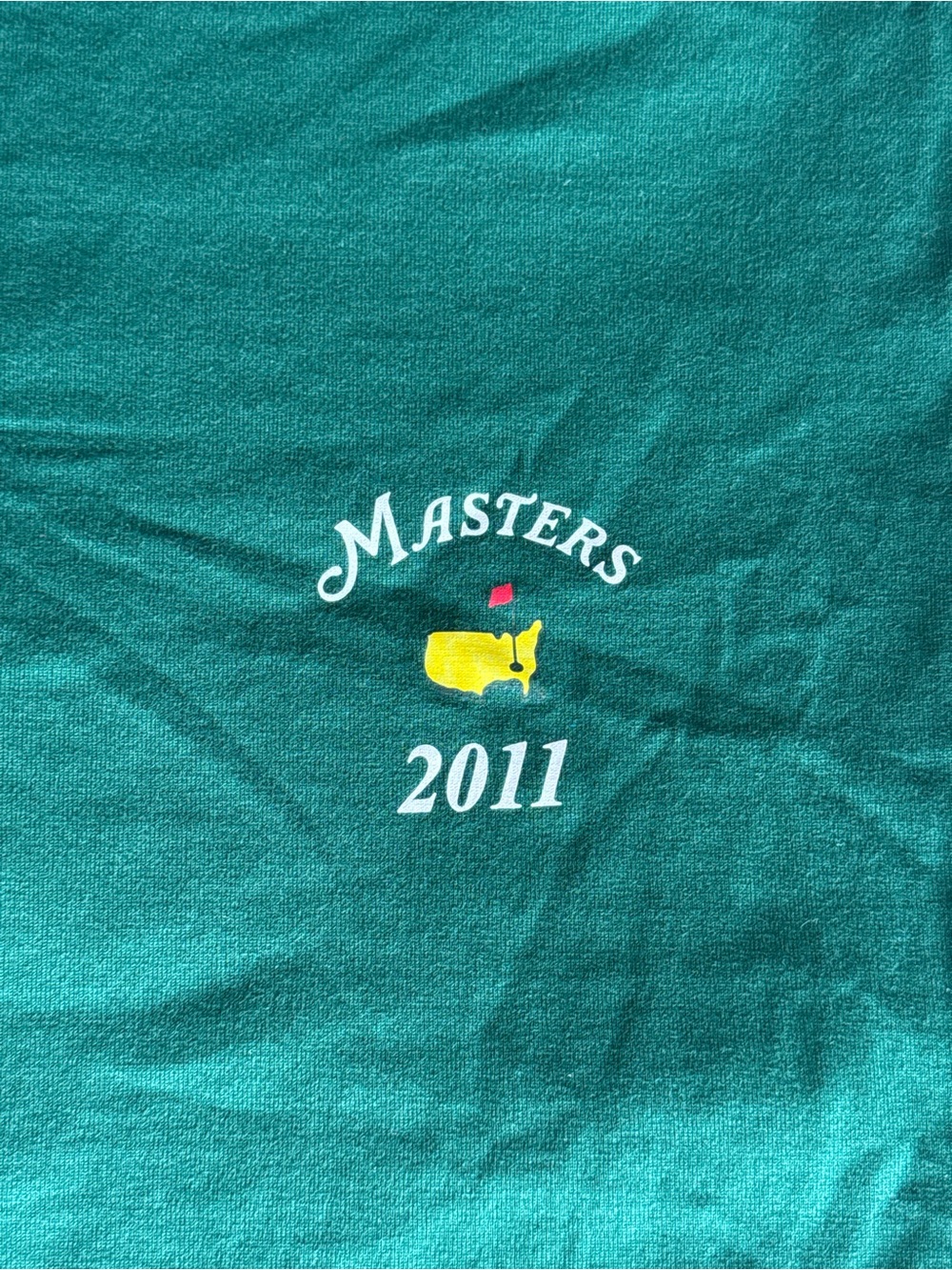 Brand New Masters Collection Golf Green Short-Sleeve Tshirt 2011 never worn - Picture 3 of 4